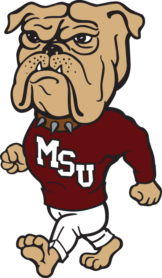 Mississippi State Bulldogs 1986-2008 Mascot Logo v2 diy iron on heat transfer